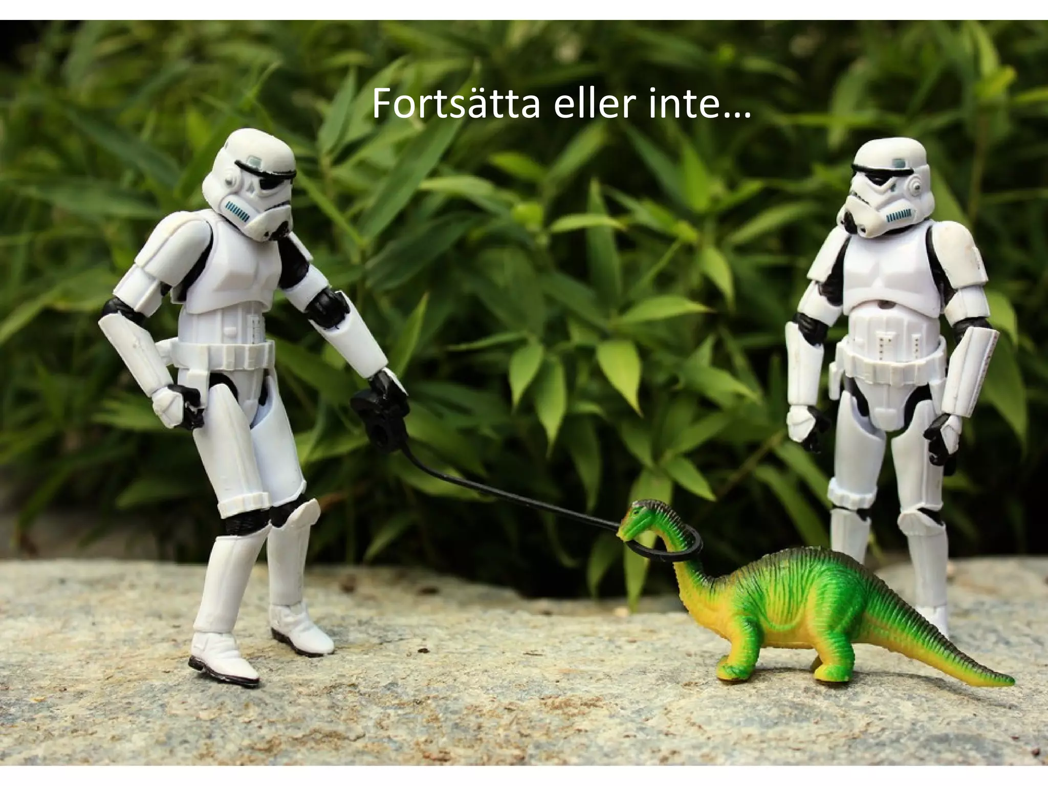 Fortsätta eller inte… 