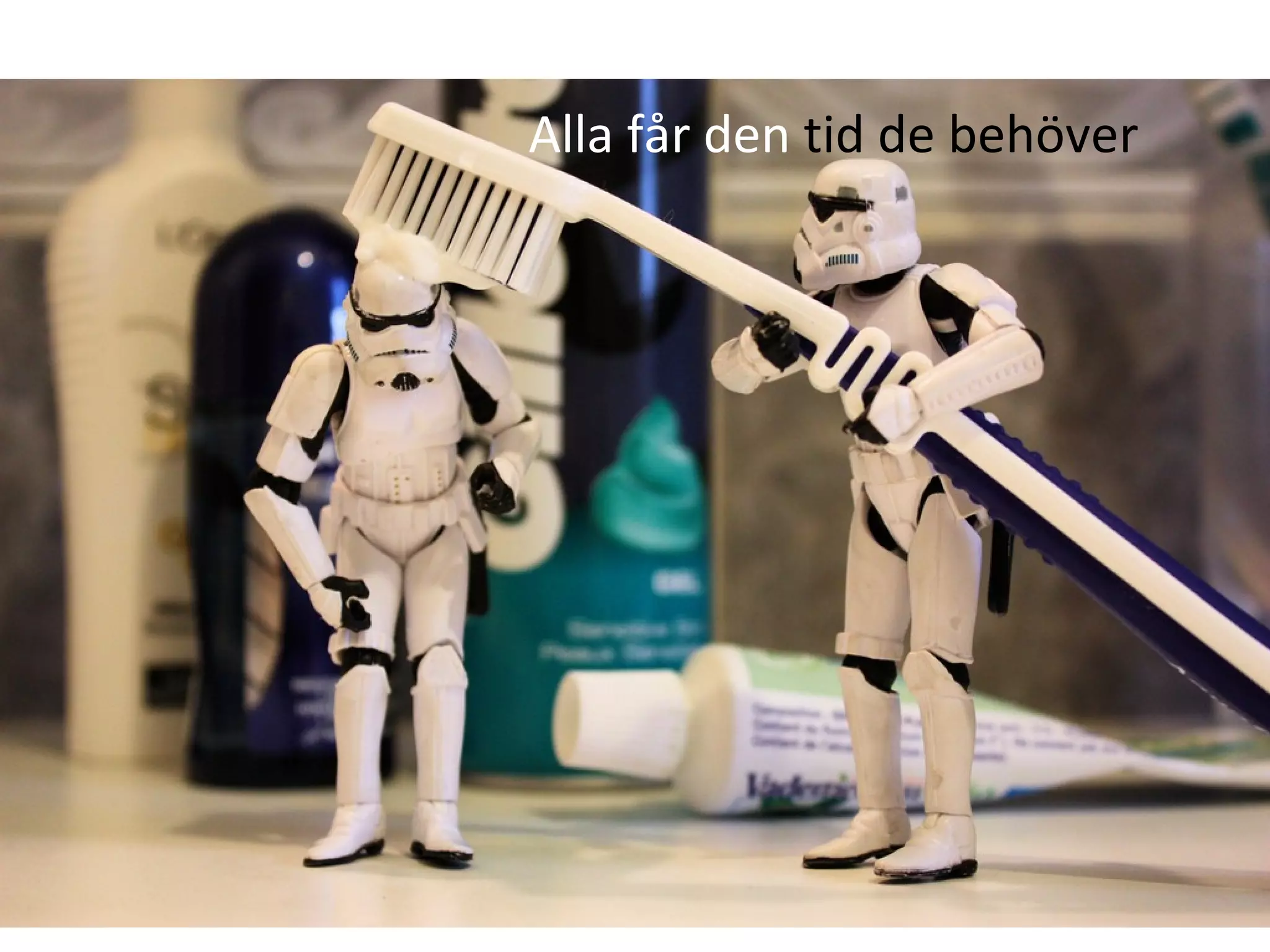 Alla får den  tid de behöver 