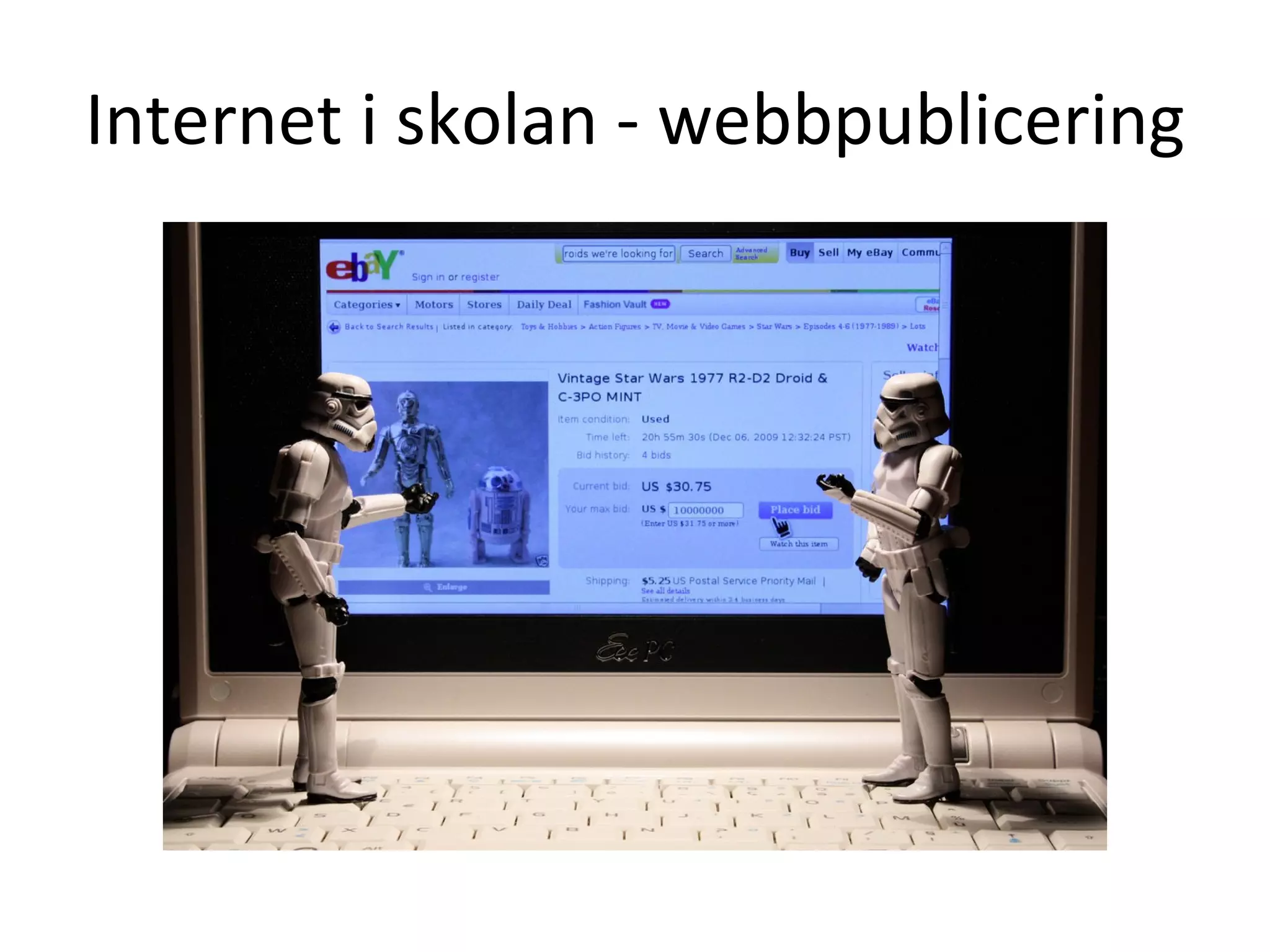 Internet i skolan - webbpublicering 