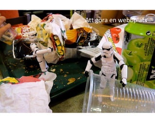 Att göra en webbplats 