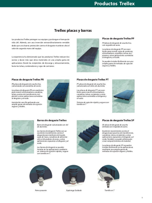 Trellex recubrimiento en caucho