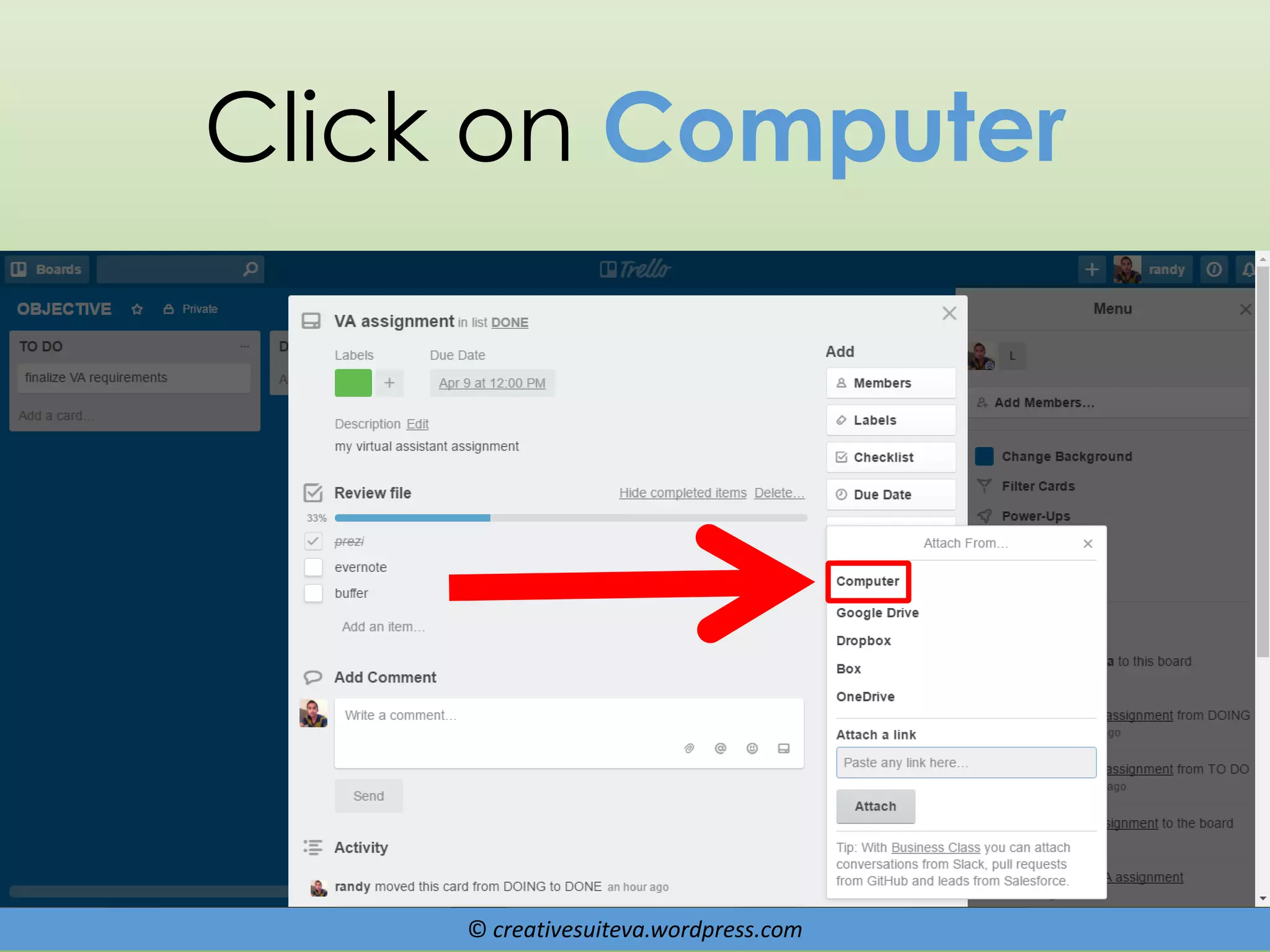 © creativesuiteva.wordpress.com
Click on Computer
 