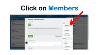 Click on Members
 