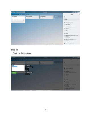 18
Step 28
Click on Edit Labels.
 