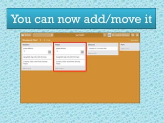 You can now add/move it
 