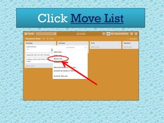 Click Move List
 