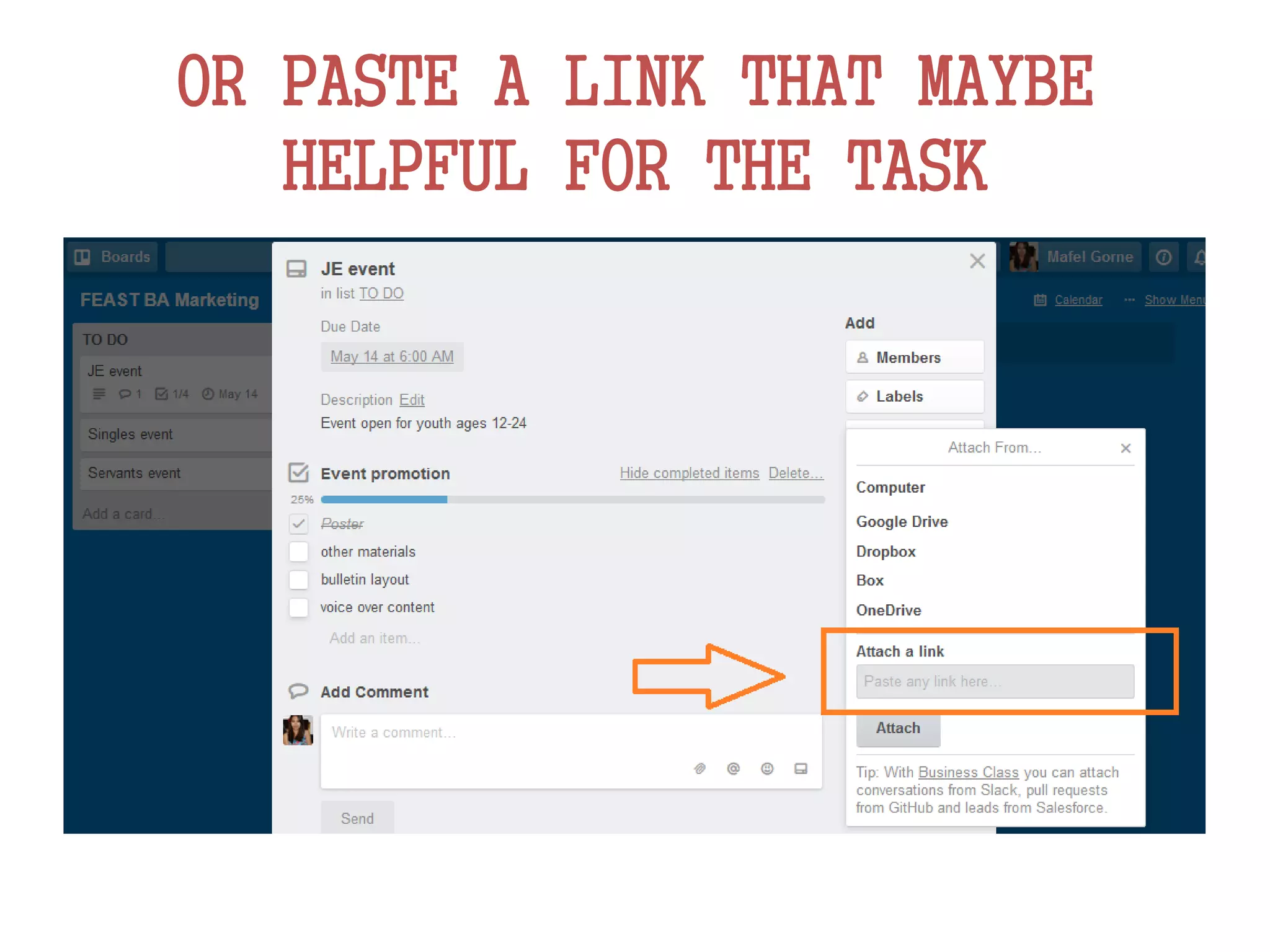OR PASTE A LINK THAT MAYBE
HELPFUL FOR THE TASK
 