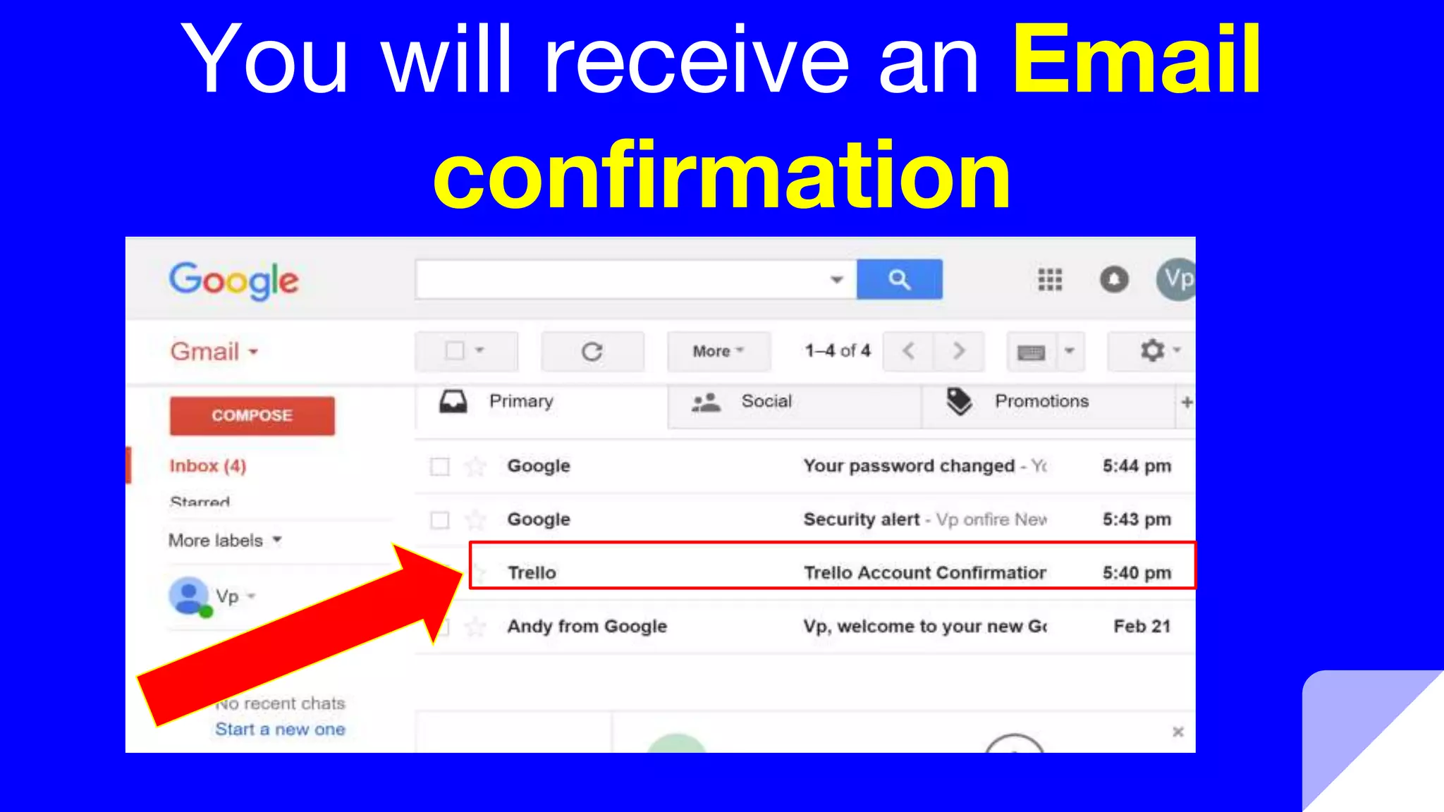 You will receive an Email
confirmation
 
