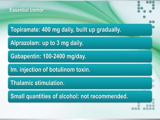 gabapentin essential tremor reddit