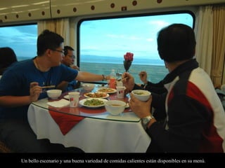 Un bello escenario y una buena variedad de comidas calientes están disponibles en su menú.
 