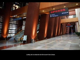 Lobby de la estación de ferrocarril de Lhasa
 