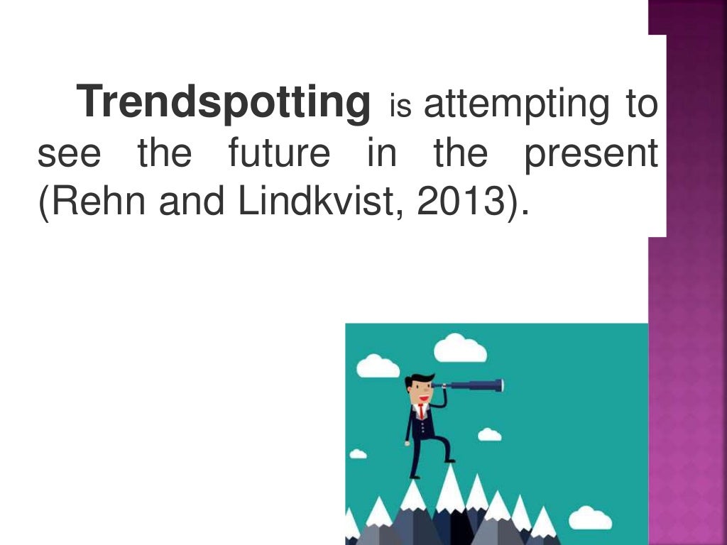 ELEMENTS AND CHARACTERISTICS OF TREND