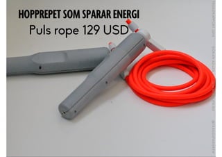 HOPPREPET SOM SPARAR ENERGI	

Puls rope 129 USD
 