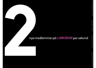 2nya medlemmar på LINKEDIN per sekund
 