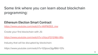 Ethereum Election Smart Contract
 