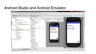 Android Studio and Android Emulator
 