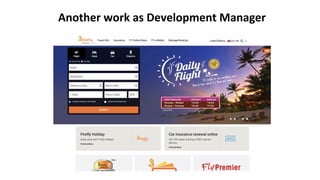 Another work as Development Manager
 