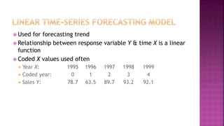 Trend analysis and time Series Analysis | PPTX