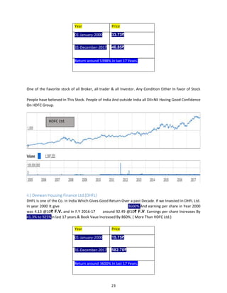Trend analysis on stock market since 2000 2017 | PDF