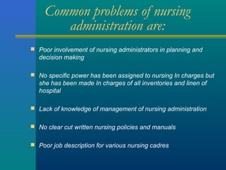 Trend and issues of nursing and role of nurse   