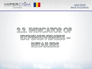 NON FOOD
BACK TO SCHOOL
 