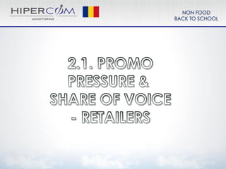 NON FOOD
BACK TO SCHOOL
 