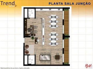 P L A N TA S A L A J U N Ç Ã O




Material preliminar de uso interno. Sujeito a alterações.
 