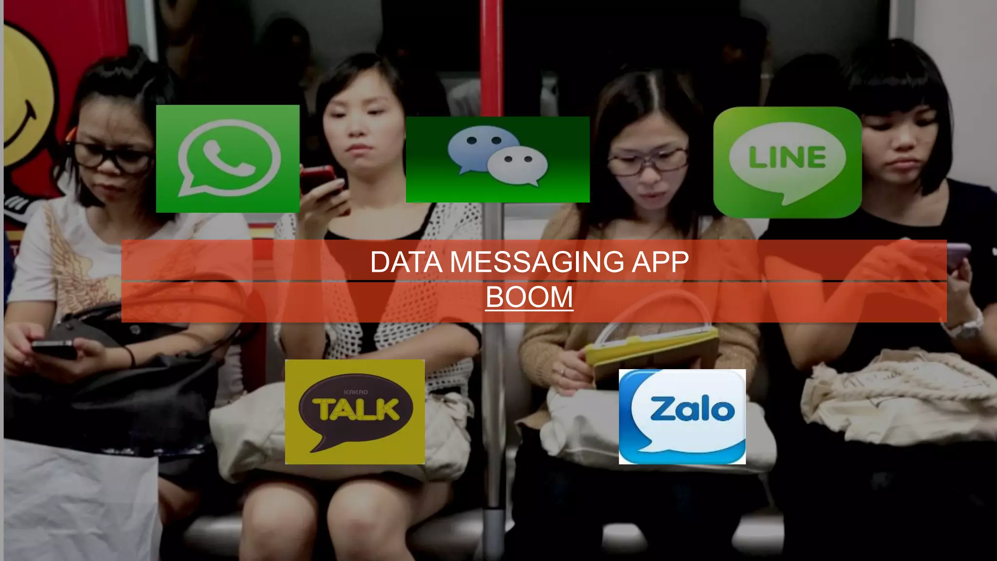 DATA MESSAGING APP
BOOM
 