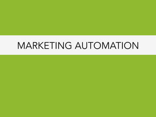 MARKETING AUTOMATION
 