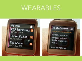WEARABLES
 