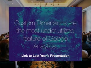 Link to Last Year’s Presentation
 