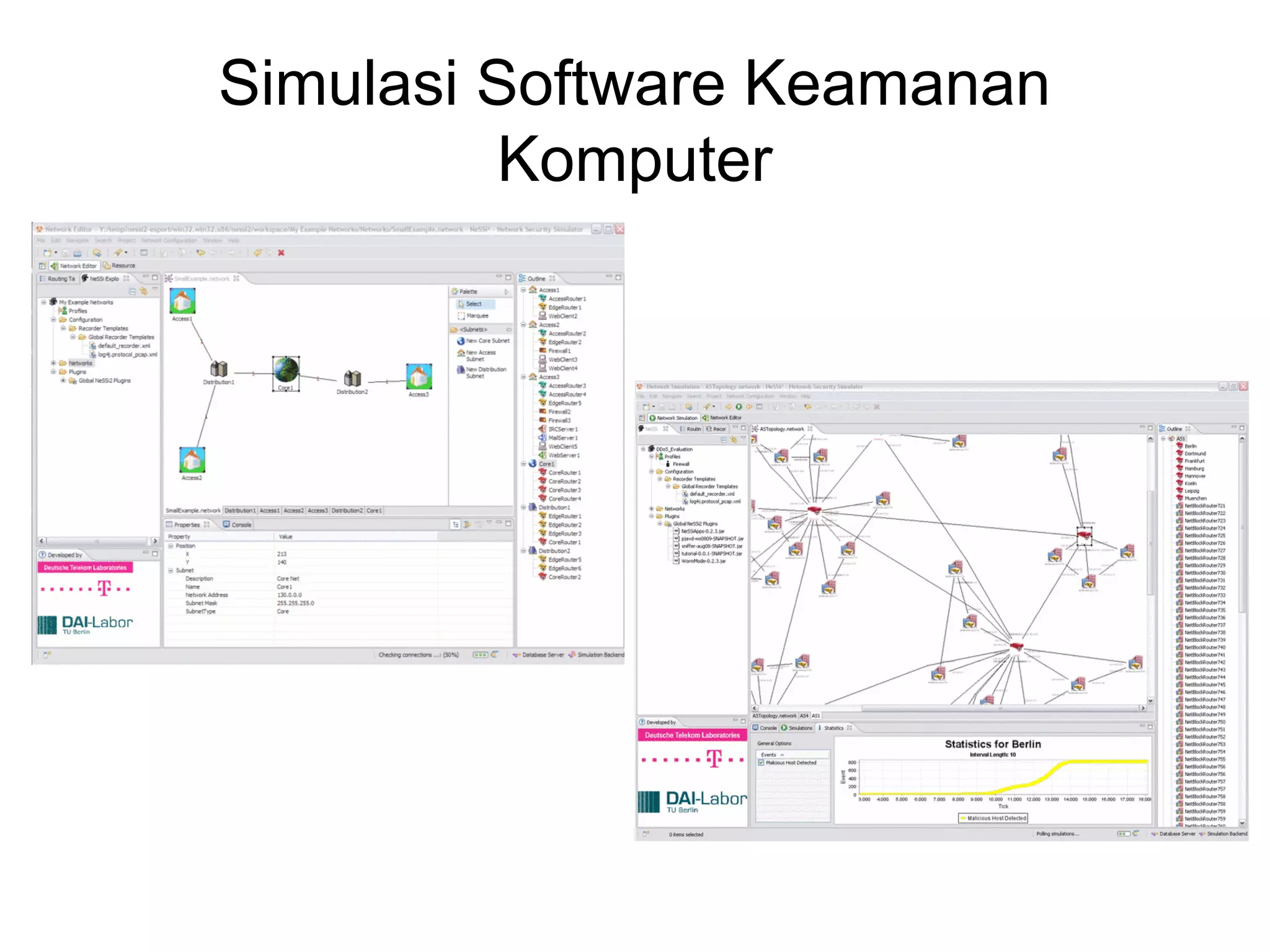 Simulasi Software Keamanan
Komputer
 