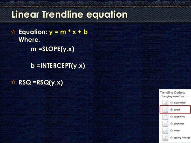 show trendline equation excel show trendline equation excel