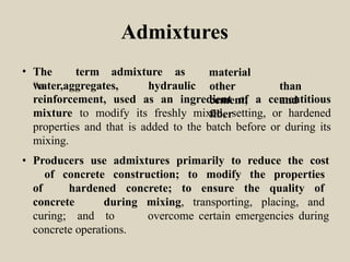 Comprehensive Guide to Admixtures in Civil Engineering Concrete ...