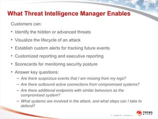 Trend micro real time threat management press presentation | PPT