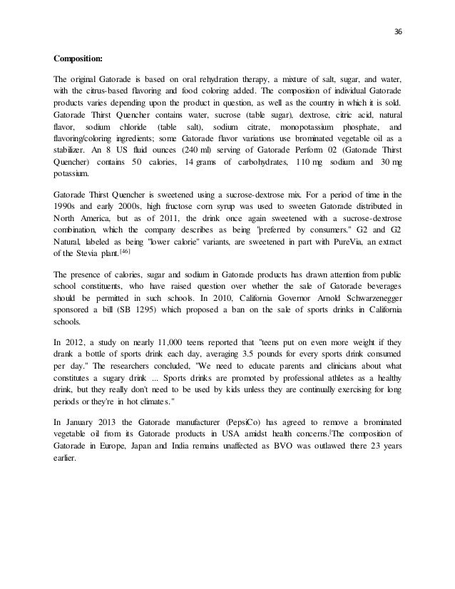 gatorade marketing project essay Have a product question or comment contact gatorade consumer relations online or via phone at 1-800-884-2867 m-f 8:30-5:00 est. gatorade marketing project essay Have a product question or comment contact gatorade consumer relations online or via phone at 1-800-884-2867 m-f 8:30-5:00 est.