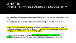 Trend of Visual Programming Language | PPTX