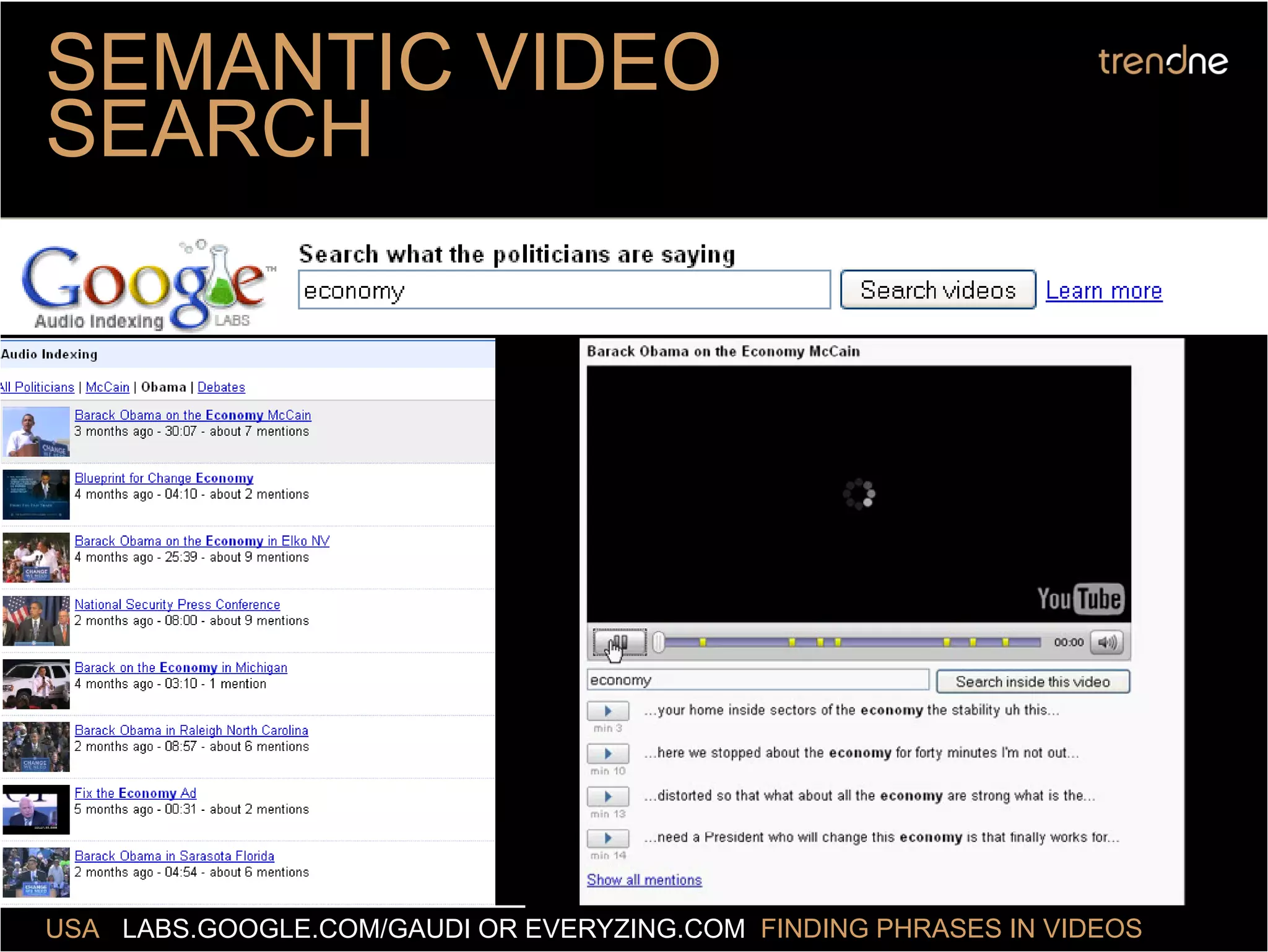 Trend One (Web Expansion) Grape Online Strategies 2009 by Nick Sohnemann