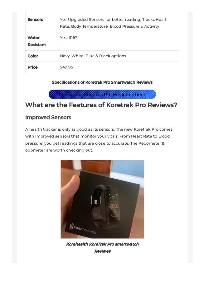 A Review on the KoreTrak Pro Smartwatch for Fitness Enthusiasts.