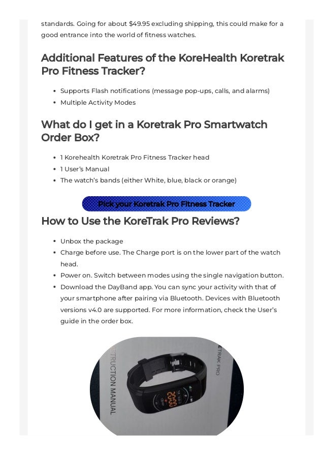 A Review on the KoreTrak Pro Smartwatch for Fitness Enthusiasts.