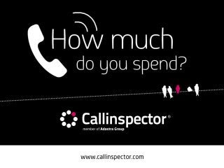 Callinspector the Telecom Expense Management platform Confidential Contact us: 3+421 903 124 356 ( +31 20 894 30 91
 