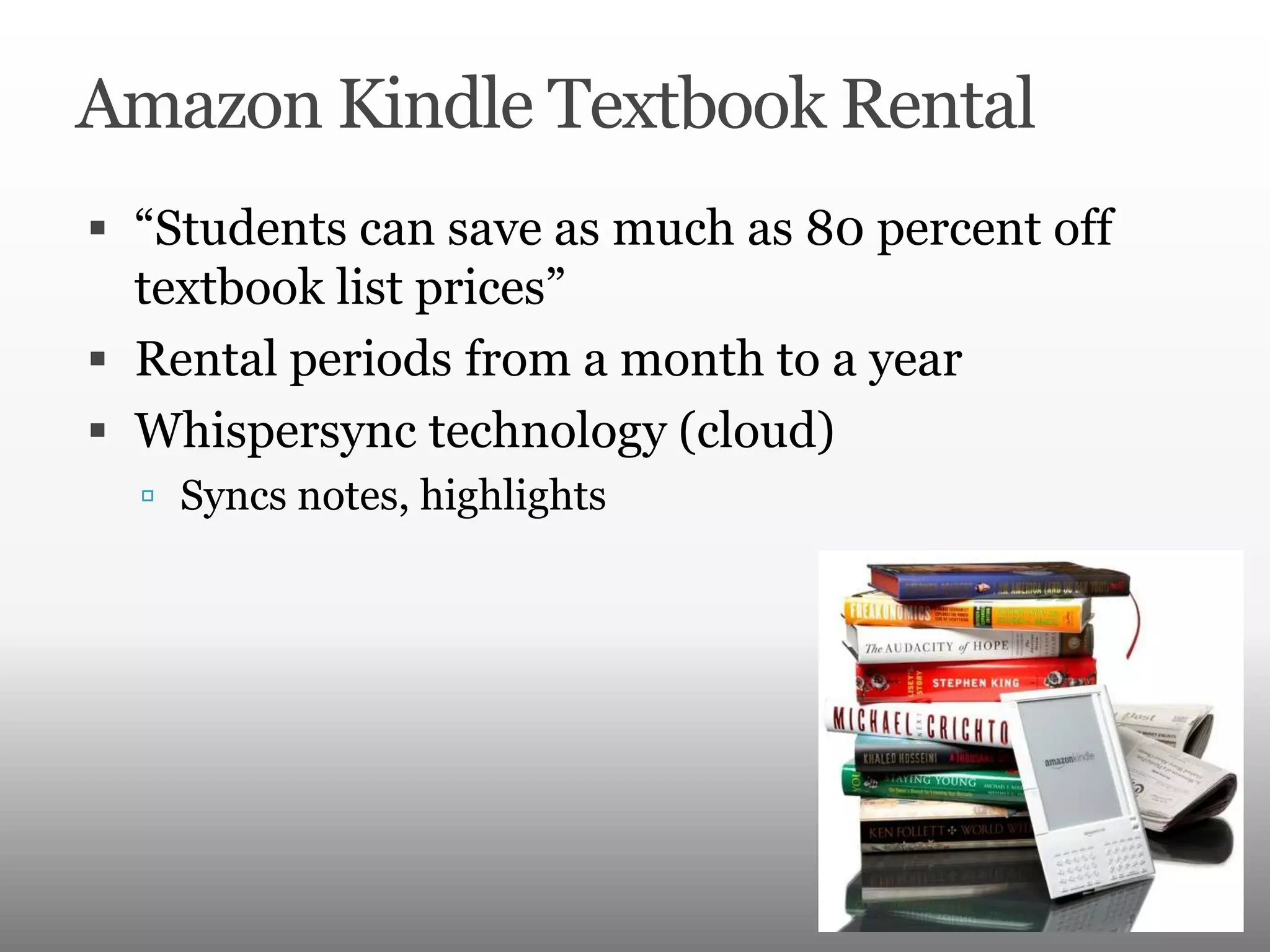 Poll EverywhereReal-time answers from mobile devices and the webIdeal for a classroom setting (30 or less)In the classroom…Instructors can gage comprehension levelGet feedbackEngaging way to learn new content 