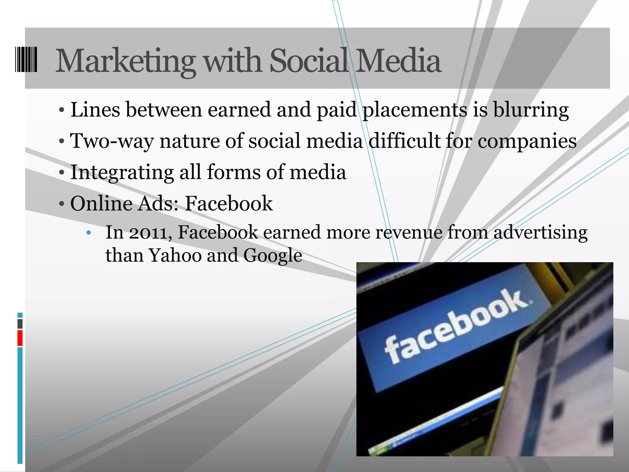 Social Media LandscapeSocial networking platforms create a dialogue between businesses and consumersSocial signalsLikes, RTs, +1’sBacktype, Trackur, Social Mention