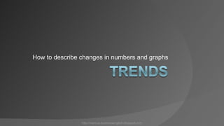 How to describe changes in numbers and graphs http://marcus-businessenglish.blogspot.com 