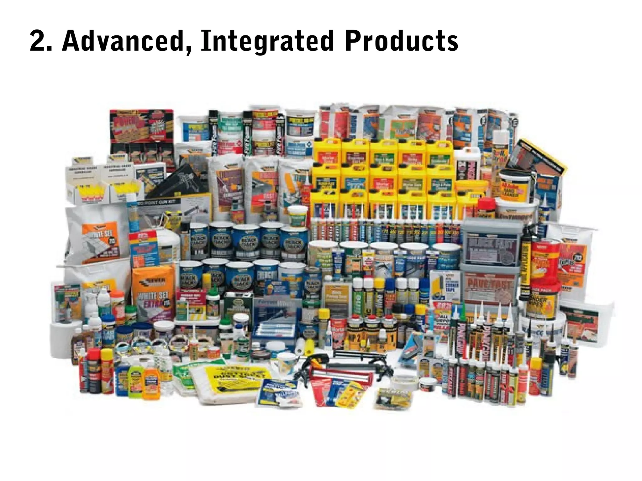 2. Advanced, Integrated Products
 