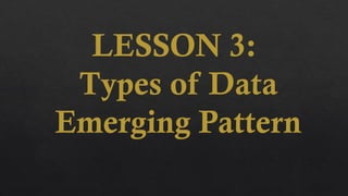 TRENDS- EMERGING PATTERNS OF A TREND.pptx
