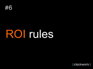 ROI  rules  #6 