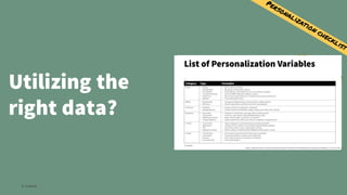 © Creuna
Utilizing the
right data?
 