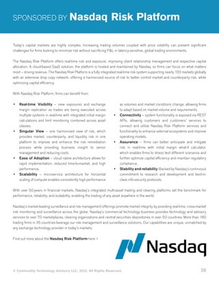 Trends in Commodity Risk Management Technologies | PDF