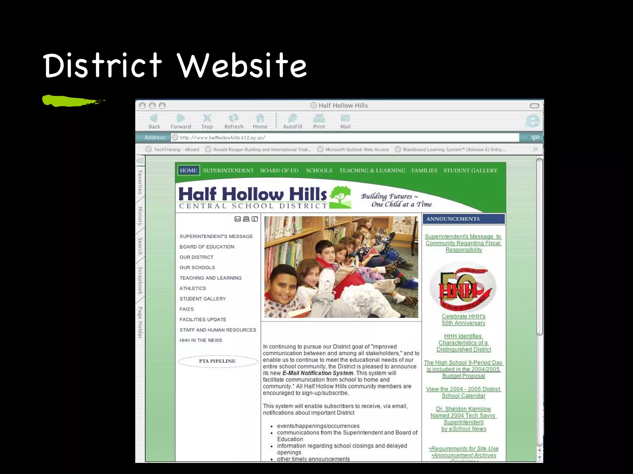 District Website 